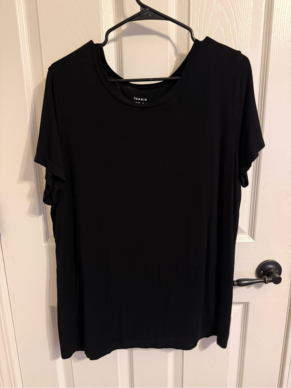 Torrid Super Soft Black Dolman Sleeve Tunic Top Size 1 1X Every Day Top